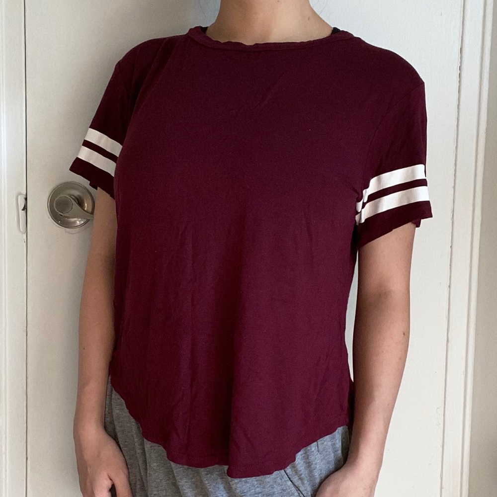 Forever 21 Baseball Tee Sleeve Top